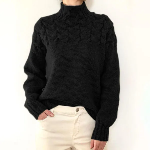 Sophia – Luxe Women’s Knitted Turtleneck Sweater