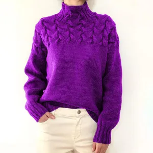 Sophia – Luxe Women’s Knitted Turtleneck Sweater
