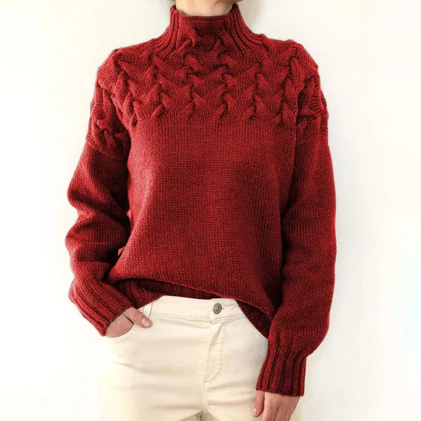 Sophia – Luxe Women’s Knitted Turtleneck Sweater