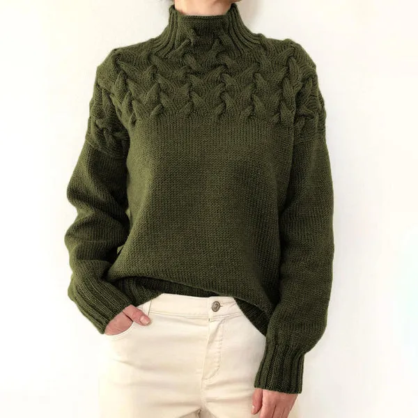 Sophia – Luxe Women’s Knitted Turtleneck Sweater