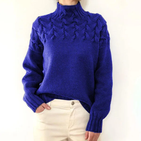 Sophia – Luxe Women’s Knitted Turtleneck Sweater