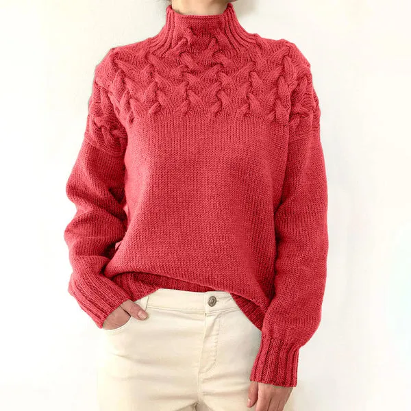 Sophia – Luxe Women’s Knitted Turtleneck Sweater