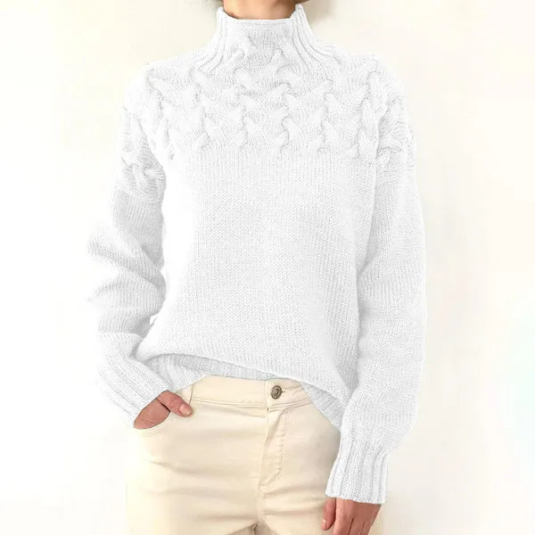 Sophia – Luxe Women’s Knitted Turtleneck Sweater