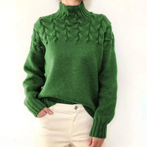 Sophia – Luxe Women’s Knitted Turtleneck Sweater