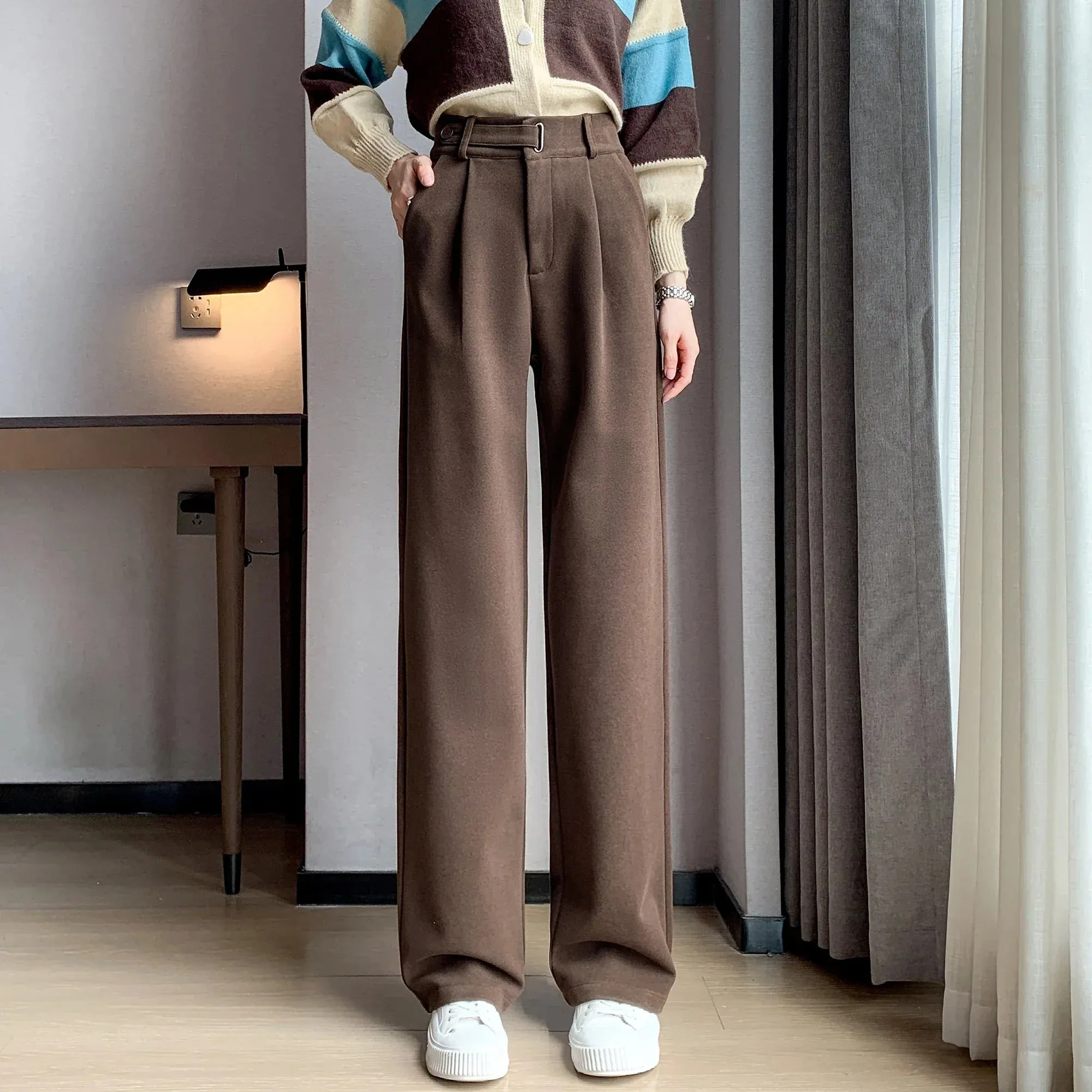 Sophie | Wool Trousers | Timeless Luxury | Woven Wool Blend