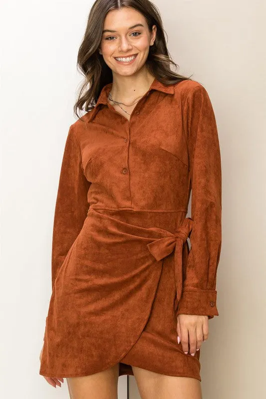 Spiced Rum Mini Dress