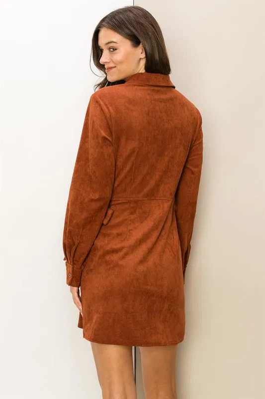 Spiced Rum Mini Dress
