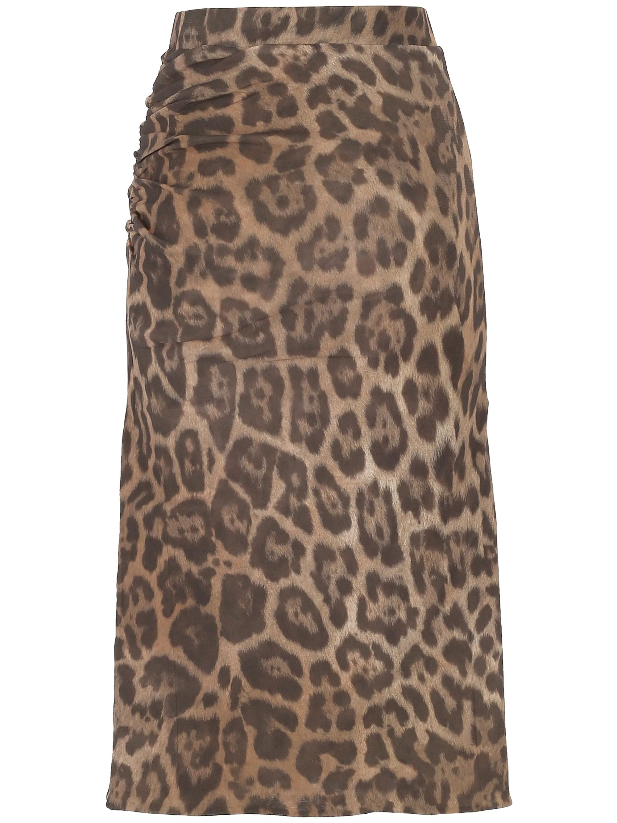 Stella Mc Cartney Brown Leopard Print Slip på kjol