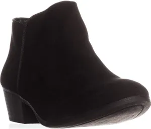 Style & Co. Womens Wileyy Fabric Almond Toe Ankle Fashion, Black, Size 7.0