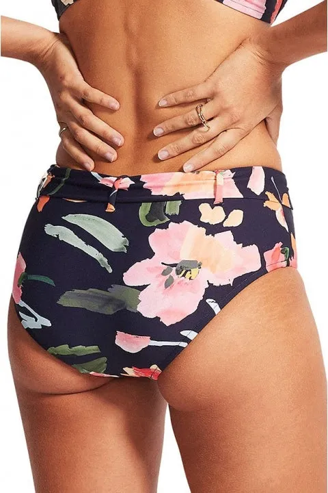 Summer Memoirs Wide Side Retro Pant - Indigo