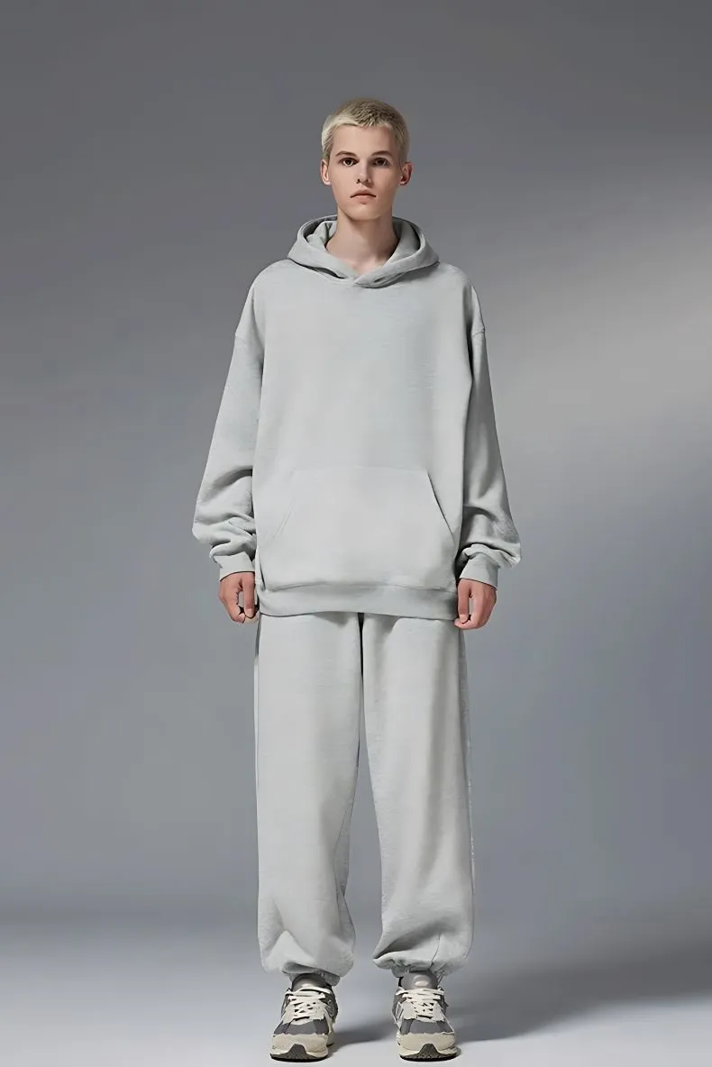 Sweat à capuche en polaire classique et minimaliste de qualité supérieure, vêtements thermiques unisexes en velours chaud pour toutes les saisons