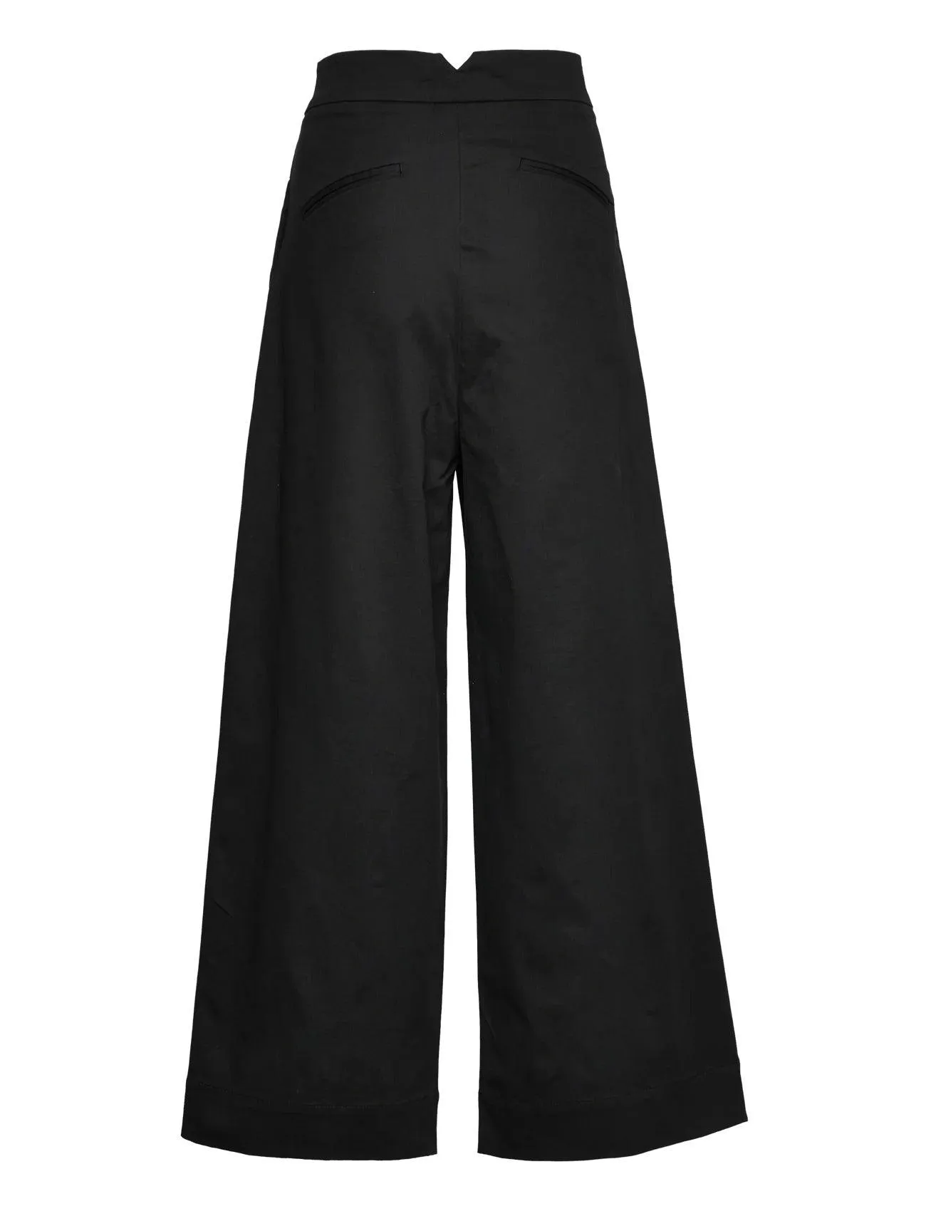 Tailored High Waist Pants Black