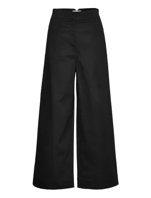 Tailored High Waist Pants Black