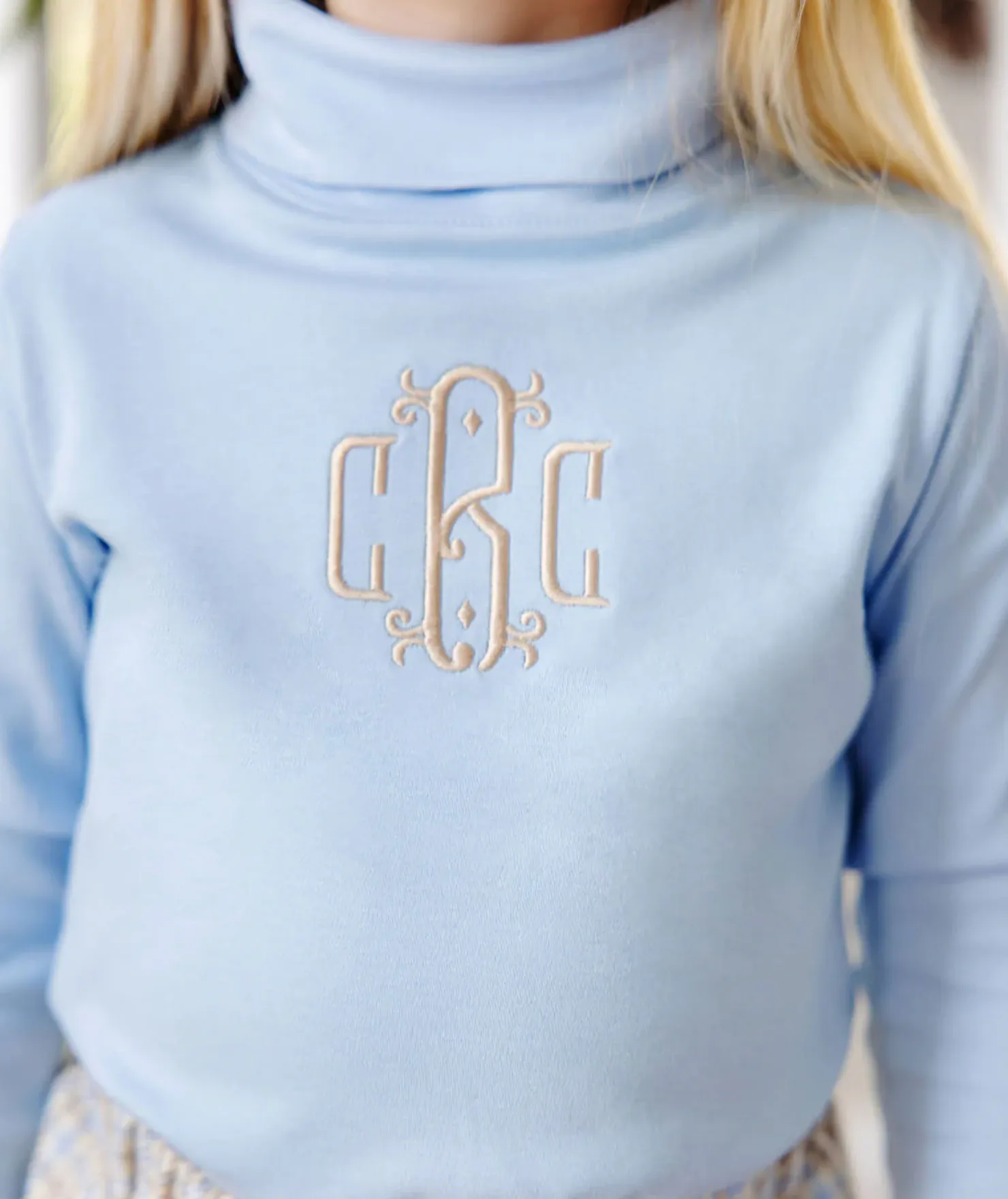 TBBC: Tatum's Turtleneck & Onesie (Unisex) - Beale Street Blue