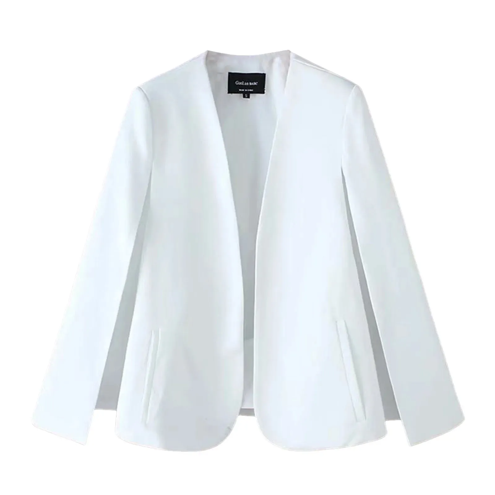 Temperament Women Suit Coat Small Cape Women'S Early Autumn Fashion Lightweight Jacket Minimalist Elegant Business Clothes
