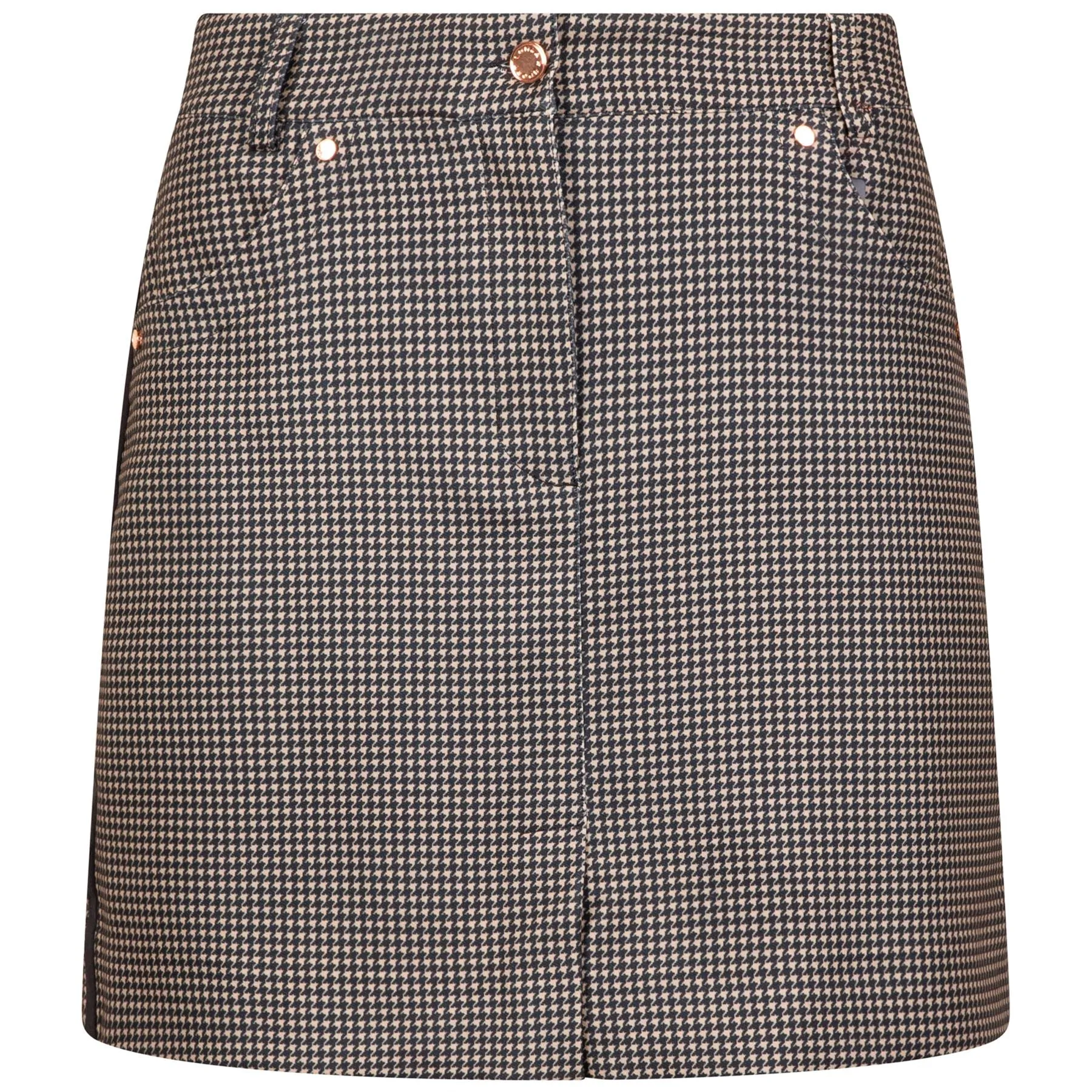 The Houndstooth Printed Skort Navy
