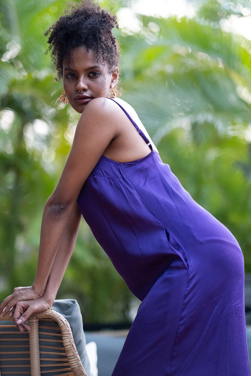 The Modal Satin Slip Dress