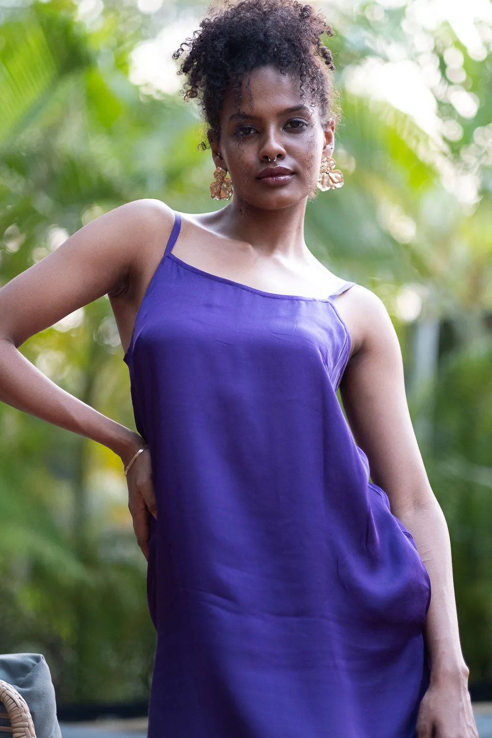The Modal Satin Slip Dress