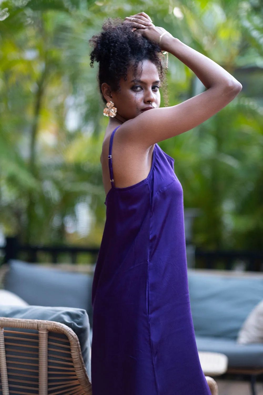 The Modal Satin Slip Dress