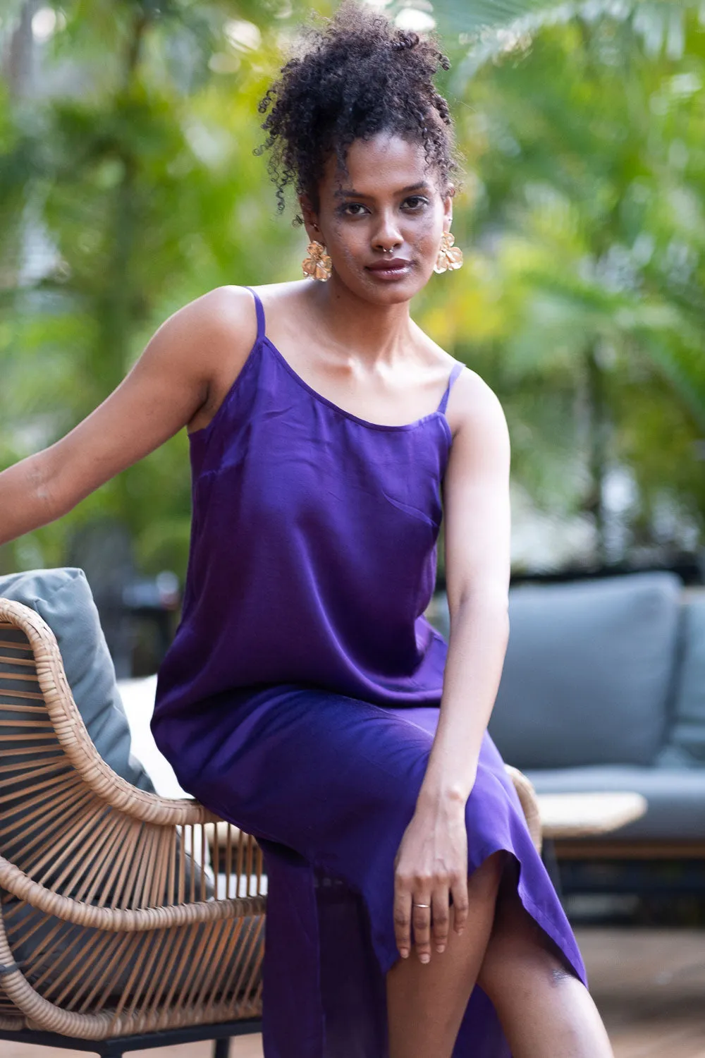 The Modal Satin Slip Dress