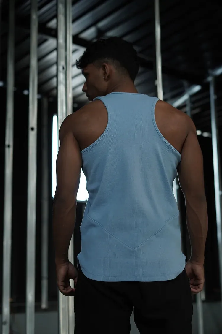 The Ribbed Tank V2 [BABY BLUE]