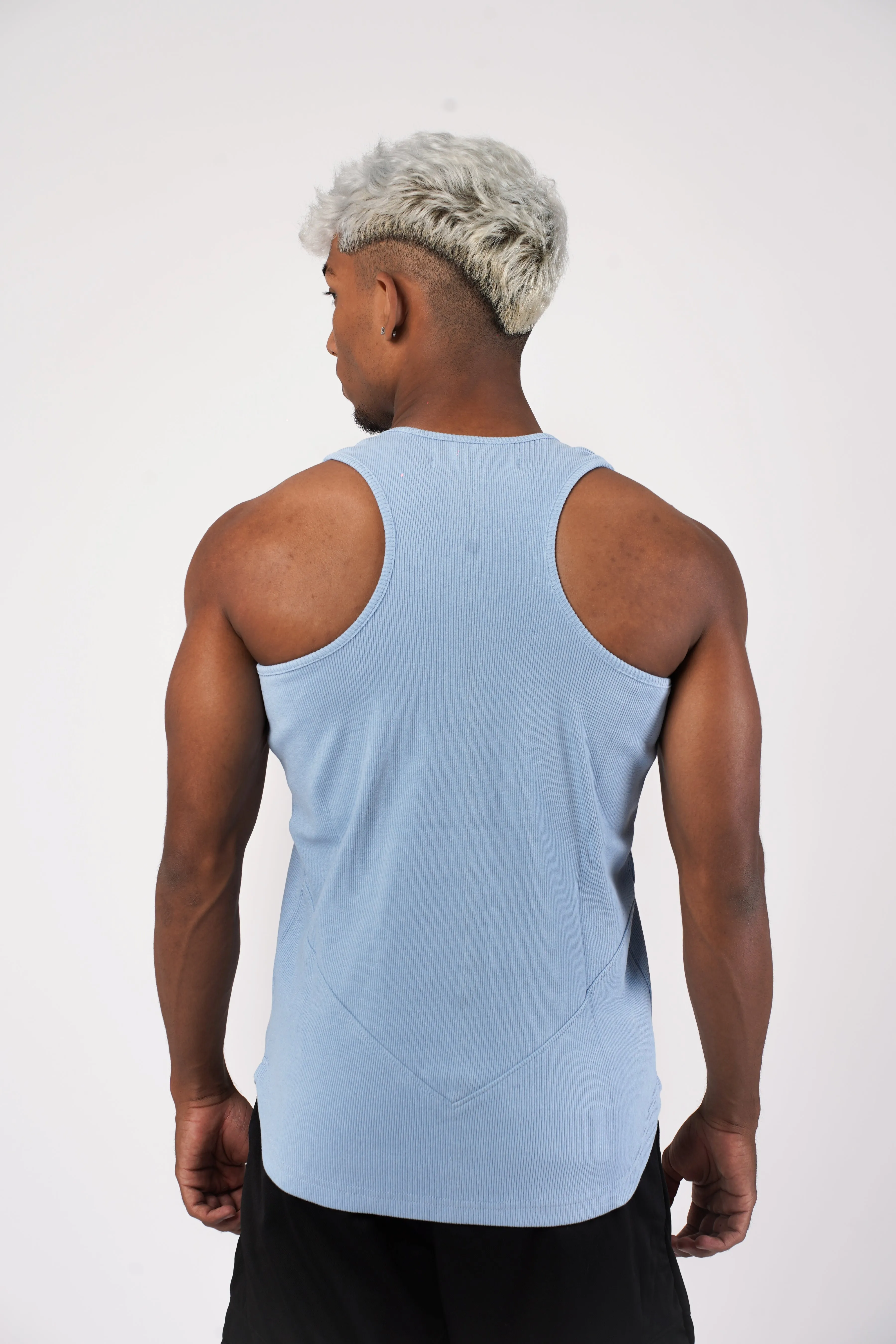 The Ribbed Tank V2 [BABY BLUE]