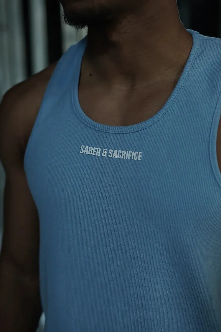 The Ribbed Tank V2 [BABY BLUE]
