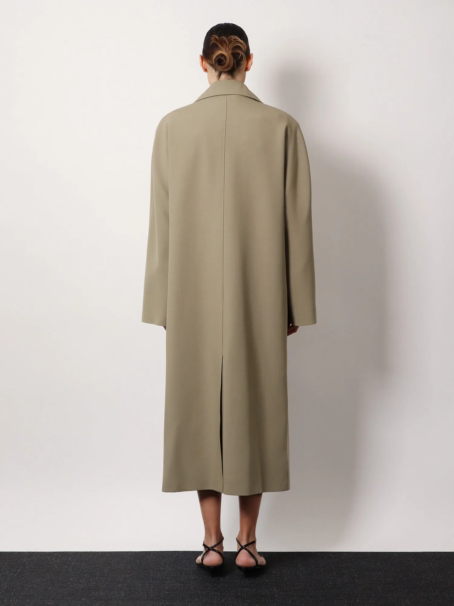 The Row Sable Oversize Wool Coat