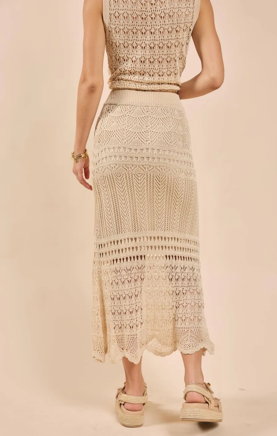 The Sienna Lace Maxi Skirt