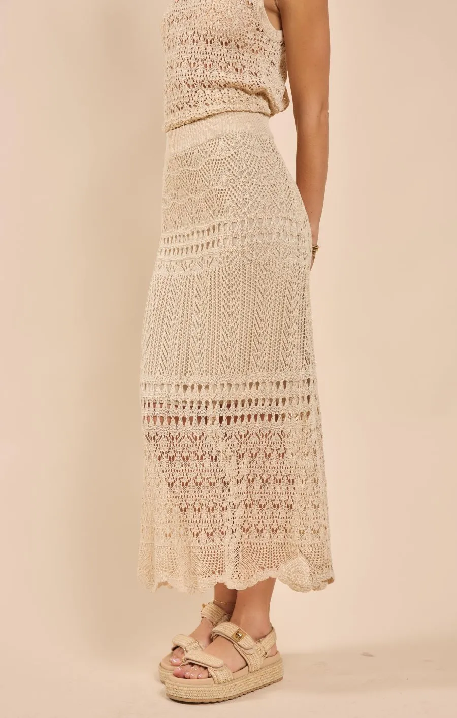 The Sienna Lace Maxi Skirt
