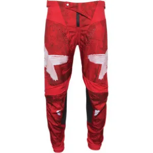 THOR Pulse HZRD Pants - Red/White