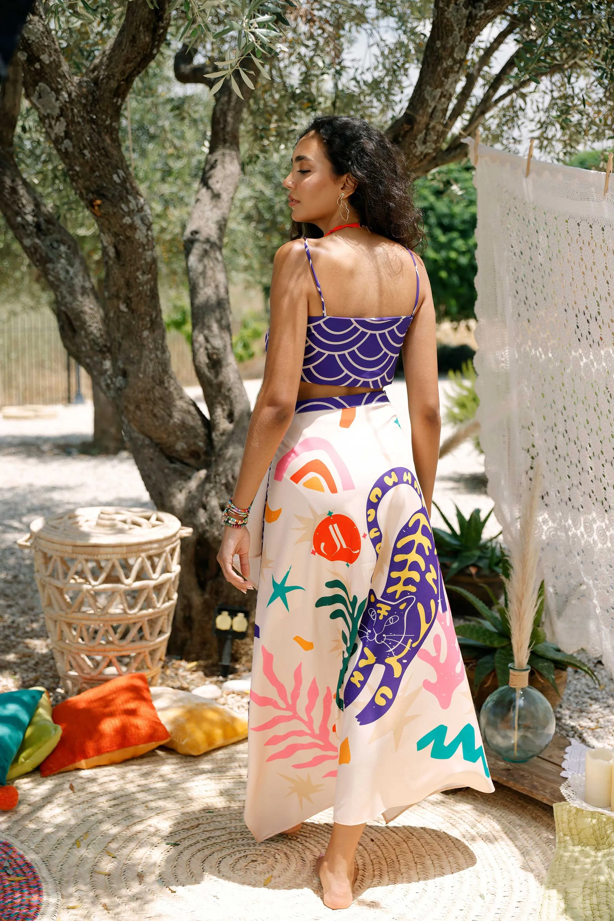 Tiger Wrap Skirt