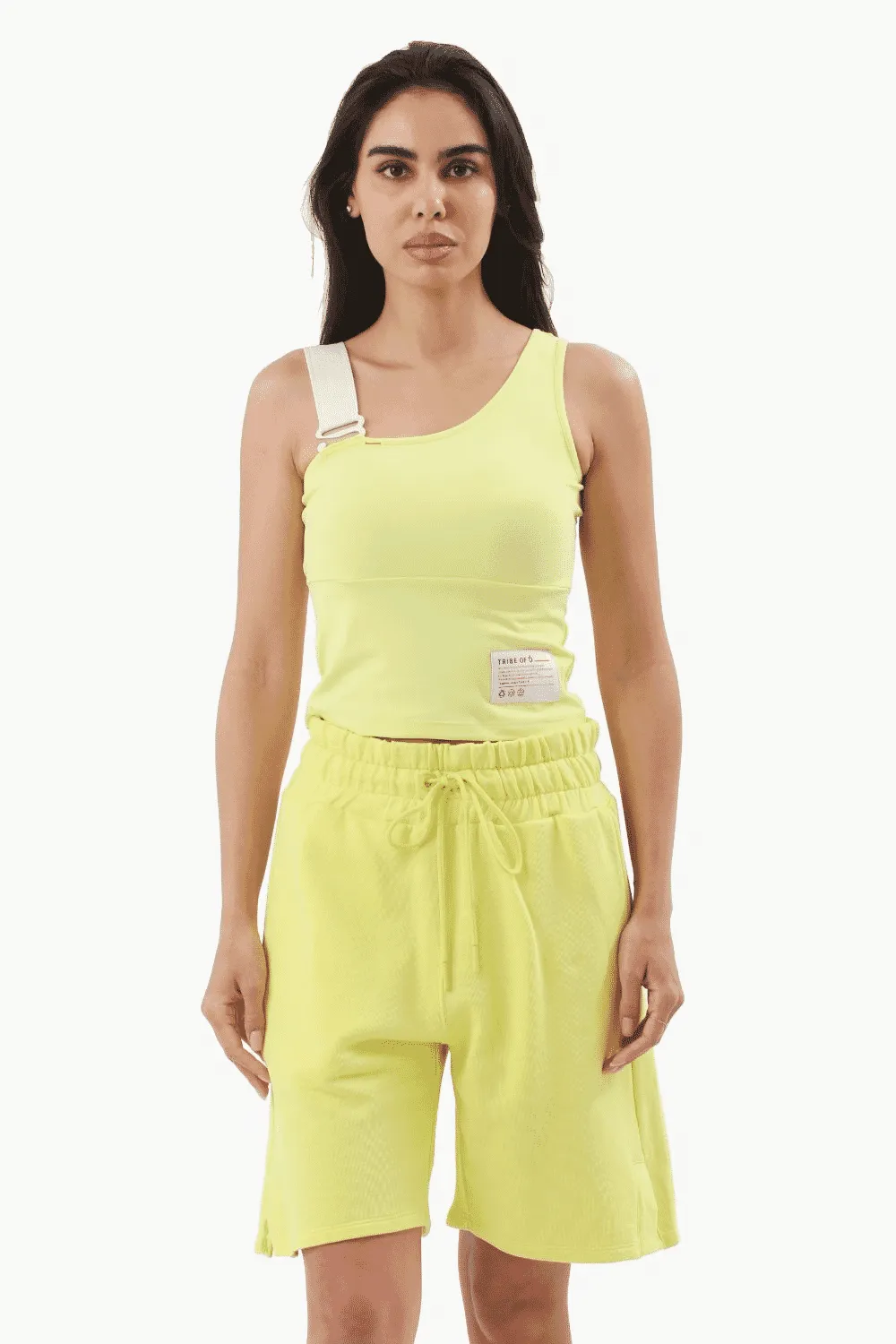 TRIBE OF 6 ADYLN RECYCLED REMOVABLE TAPE STRAP TOP