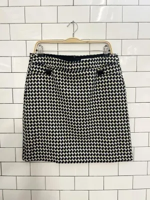 trina turk houndstooth mini skirt