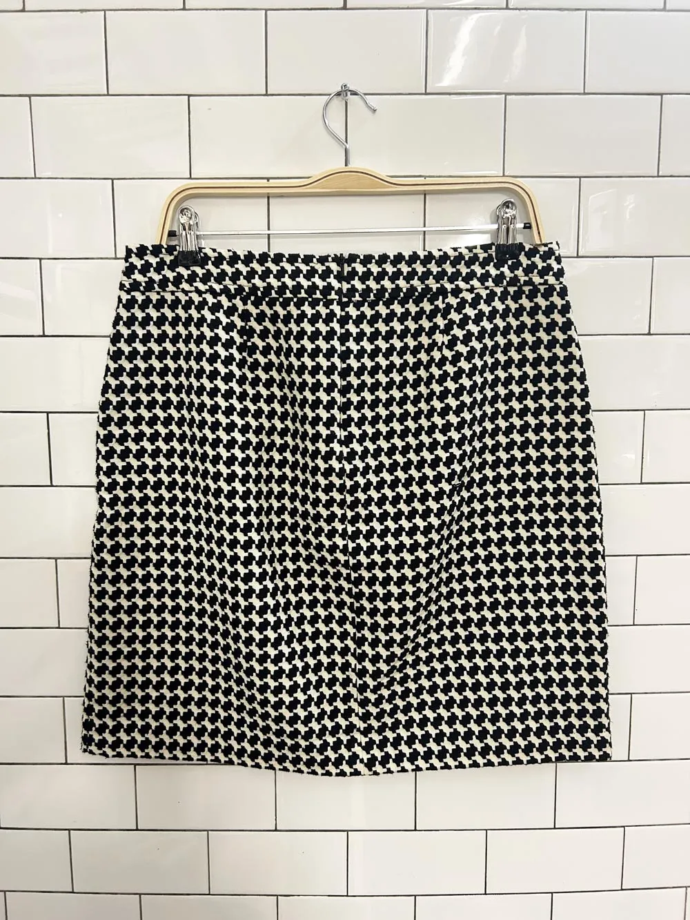 trina turk houndstooth mini skirt