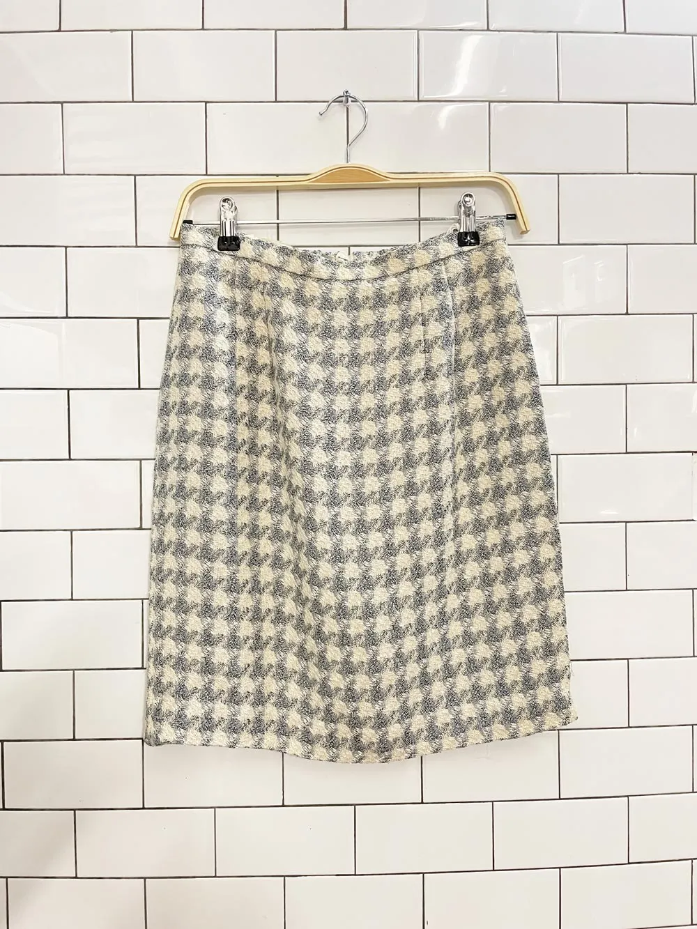 vintage 90s crisca large houndstooth suit set