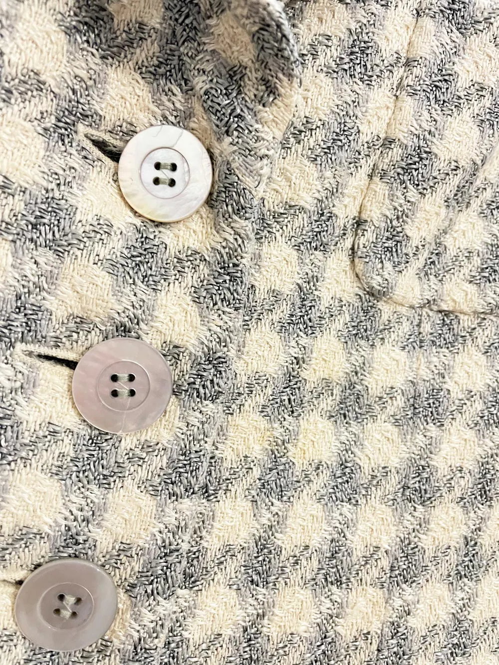vintage 90s crisca large houndstooth suit set