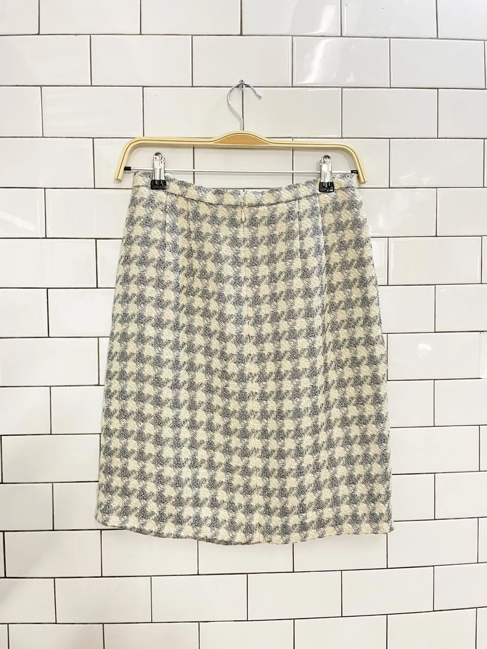 vintage 90s crisca large houndstooth suit set