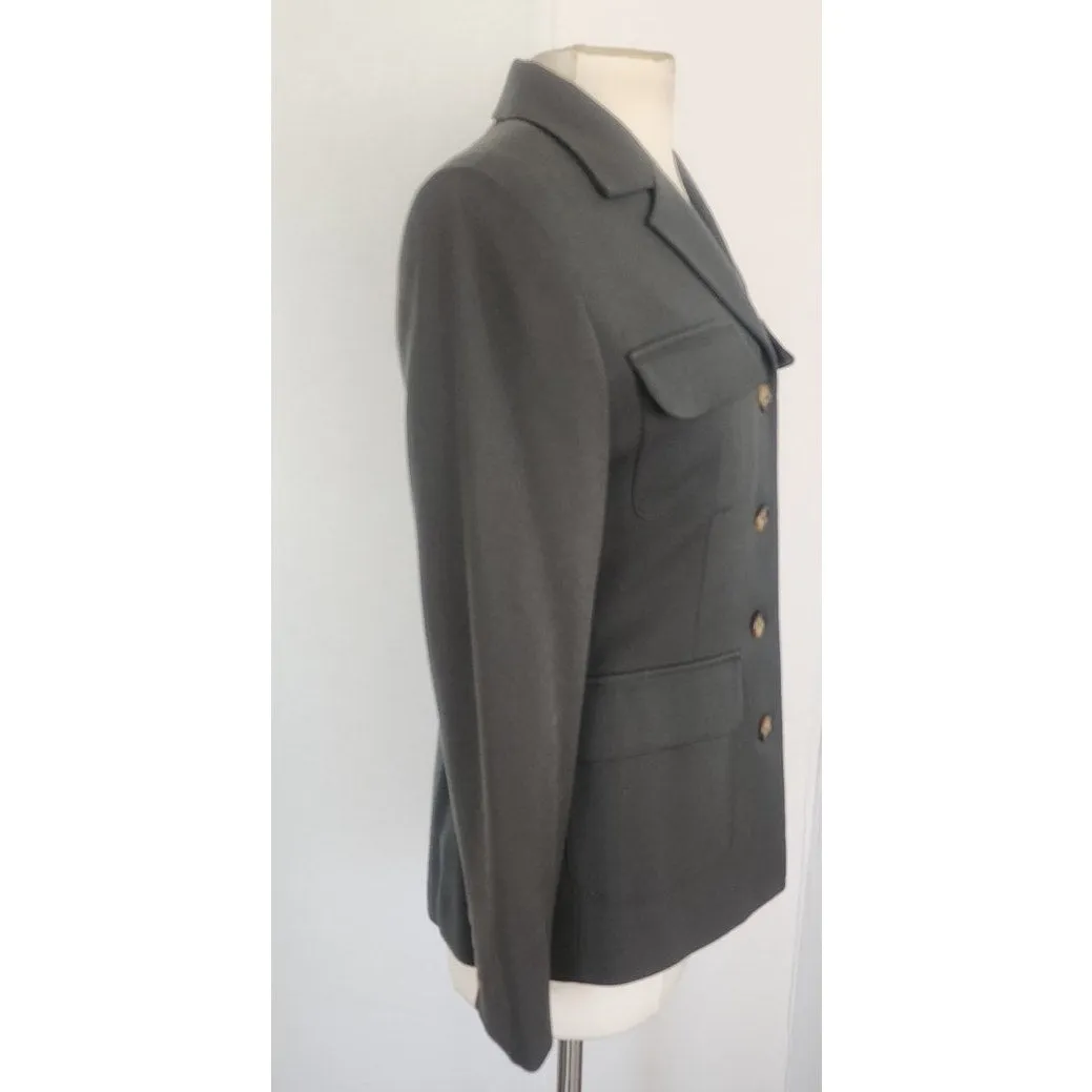 Vintage 90s Olive Green Blazer Evan Picone / S