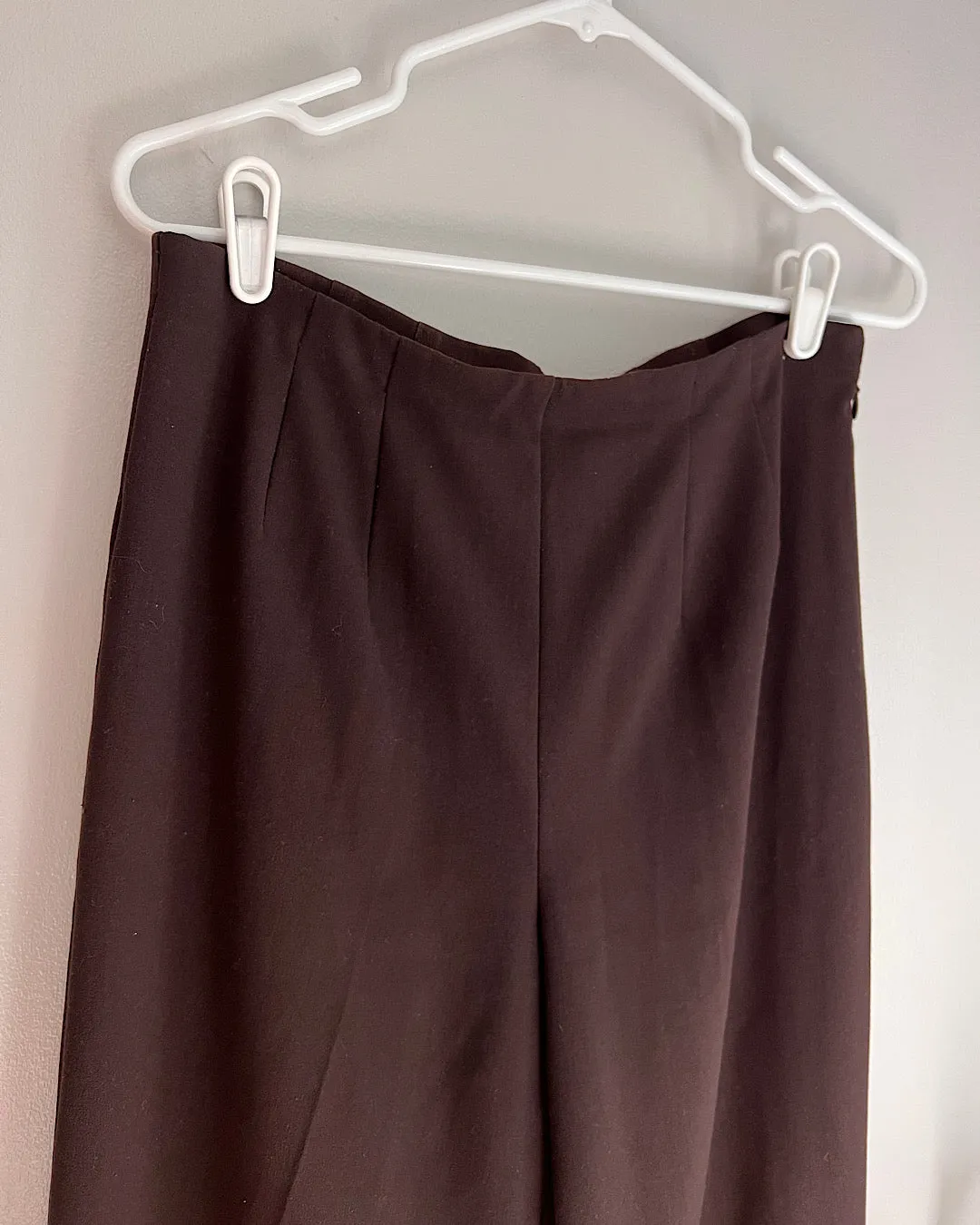 Vintage High Waisted Brown Trouser Pant