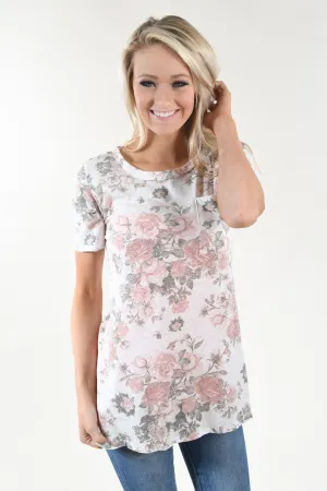 Vintage Wash Floral Top