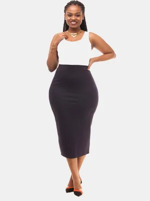 Vivo Basic Midi Pencil Skirt - Purple