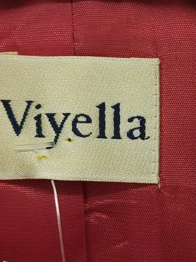 Viyella Women's Blazer UK 8 Pink Wool with Linen, Other