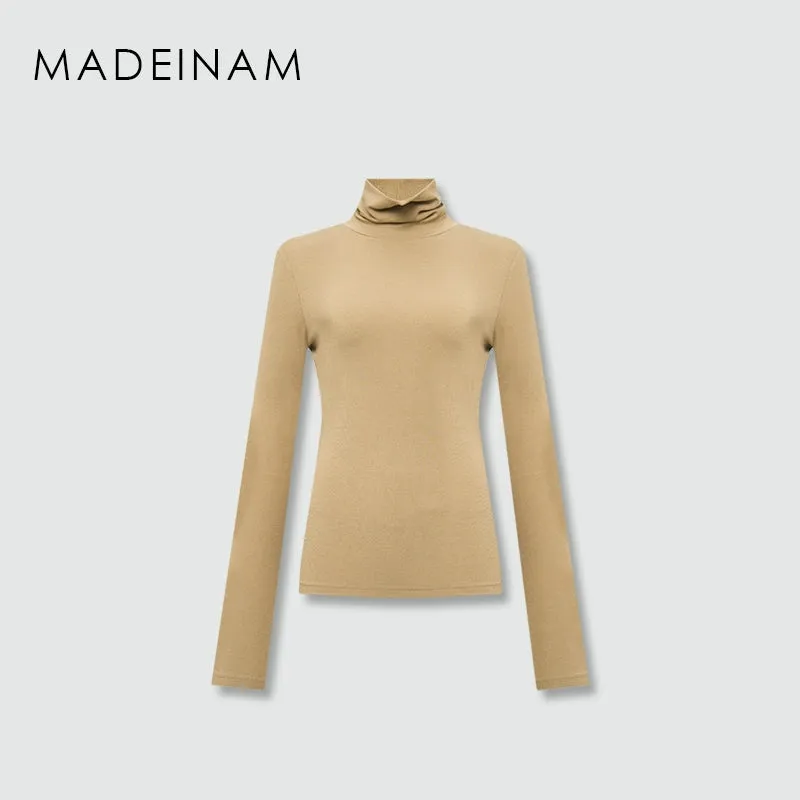 Warm Lyocell Blend Turtleneck