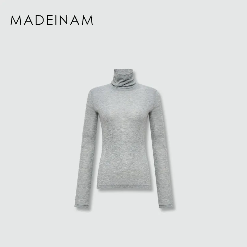 Warm Lyocell Blend Turtleneck