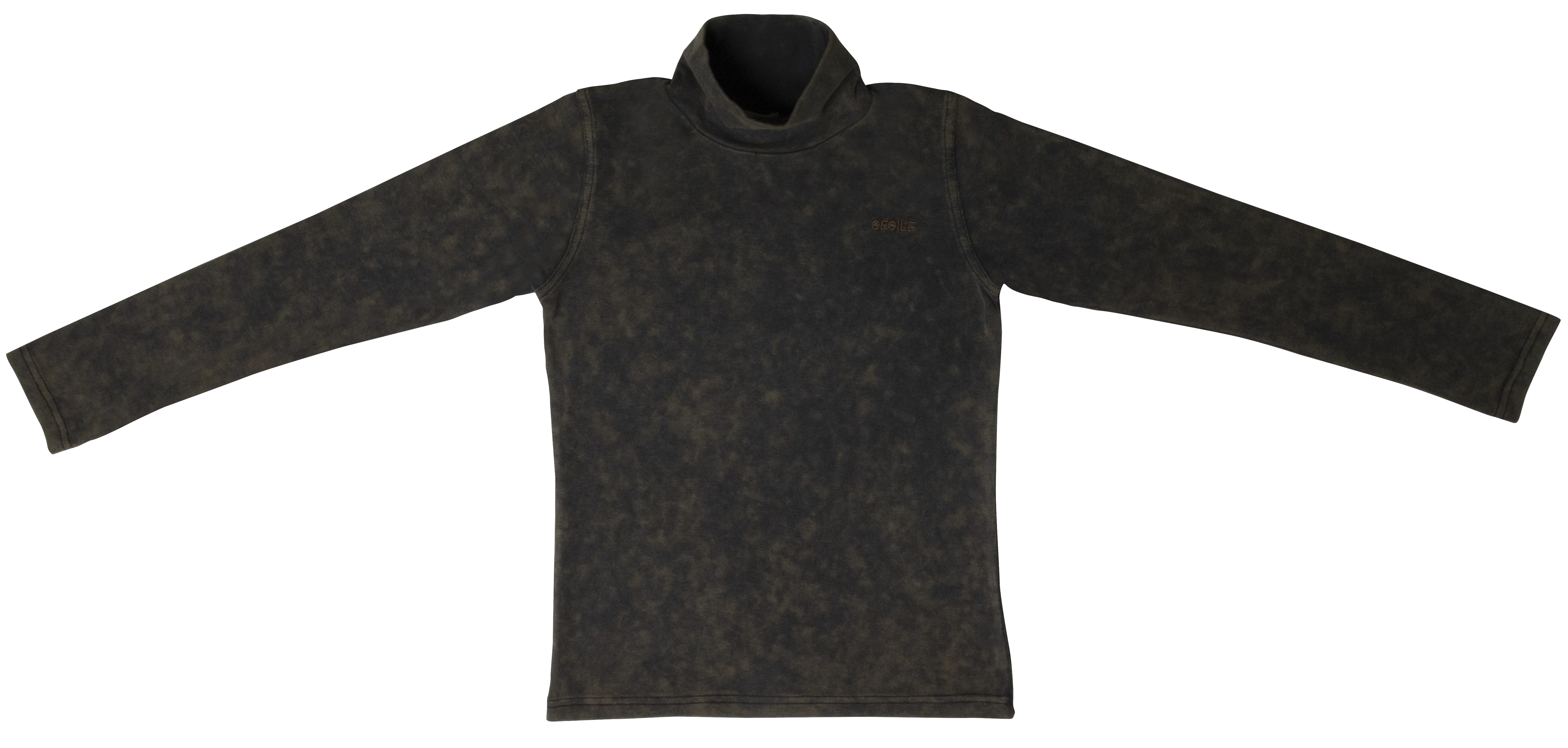 Wash blue denim turtleneck by Crew Kids