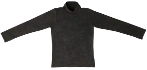 Wash blue denim turtleneck by Crew Kids