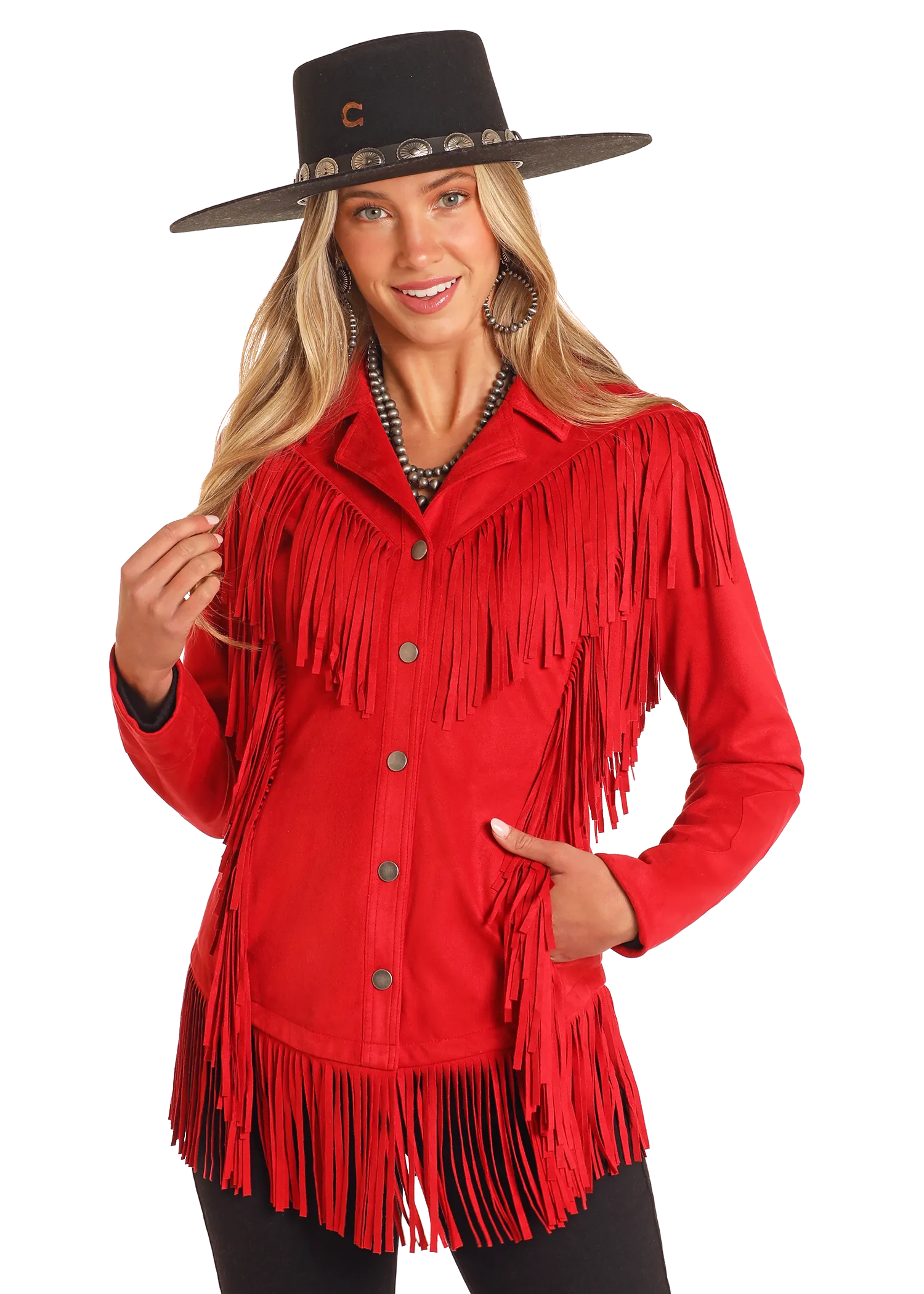 Western Micro Suede Jacket
