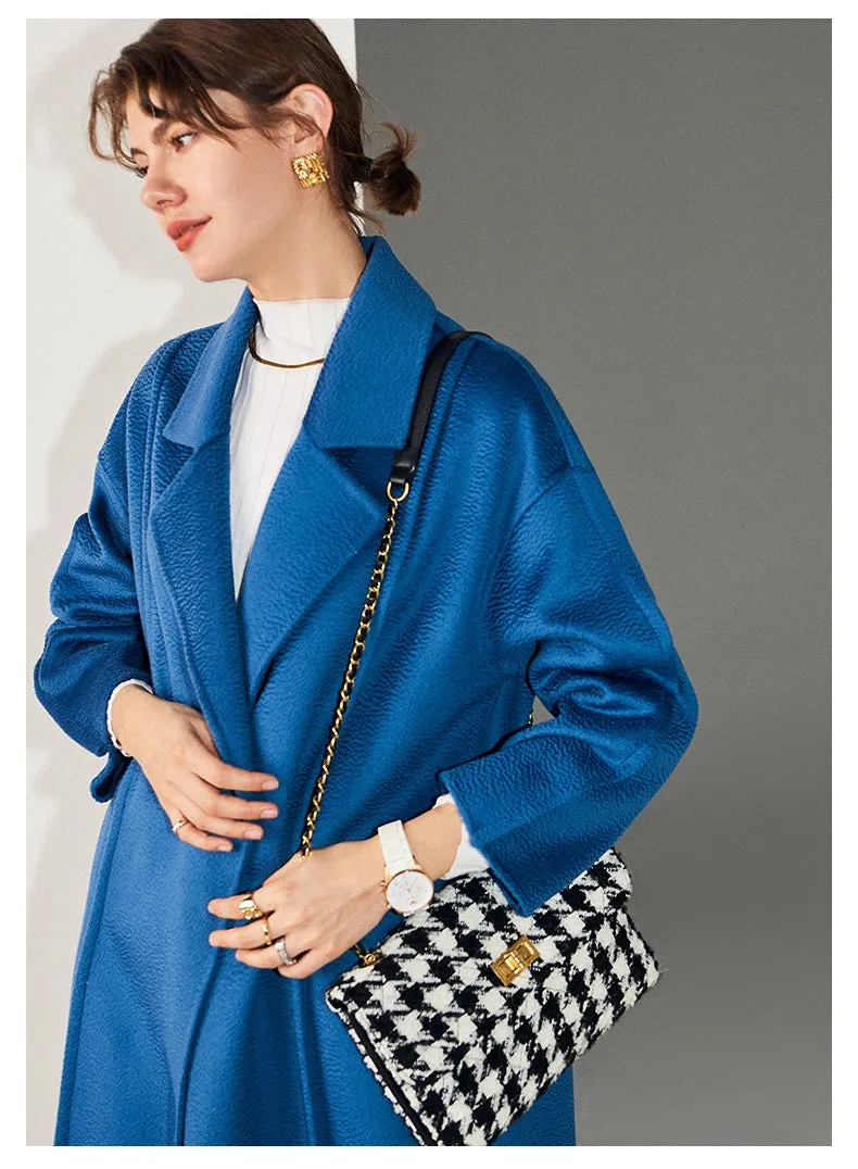 winter autumn clothes ladies luxury long wool trench coat women