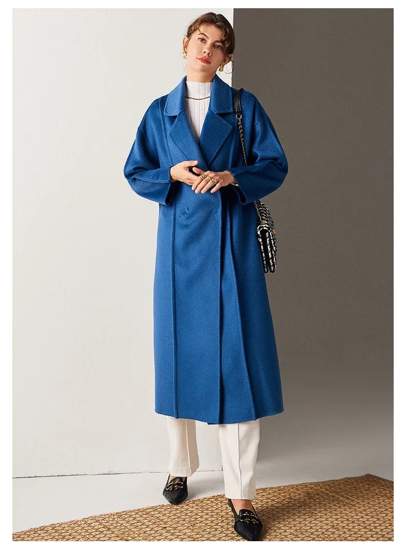 winter autumn clothes ladies luxury long wool trench coat women